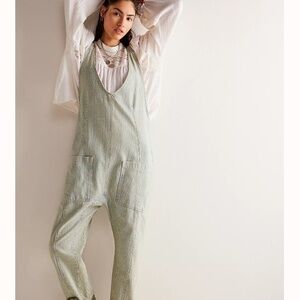 We the Free High Roller Jumpsuit in Railroad Medium